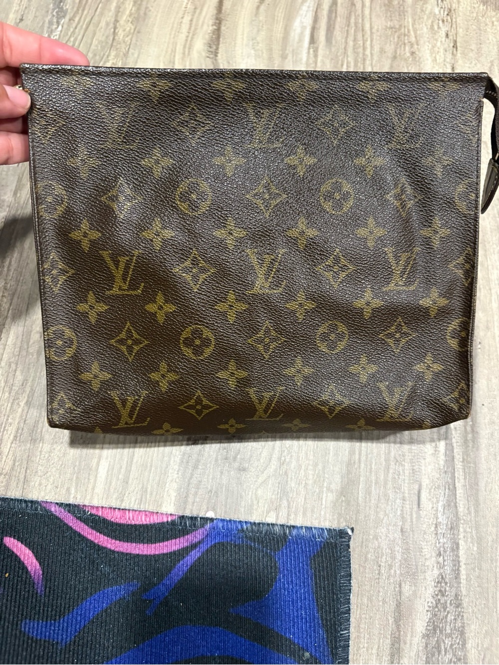 Authentic Louis Vuitton Monogram Toiletry Pouch